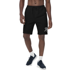 Garry With Two R's Black Logo Fleece Shorts Athletic Gym Sport Hip Hop Rap Trap Purchase Buy For Sale Comfort Lounge Relax Chill Workout Exercise