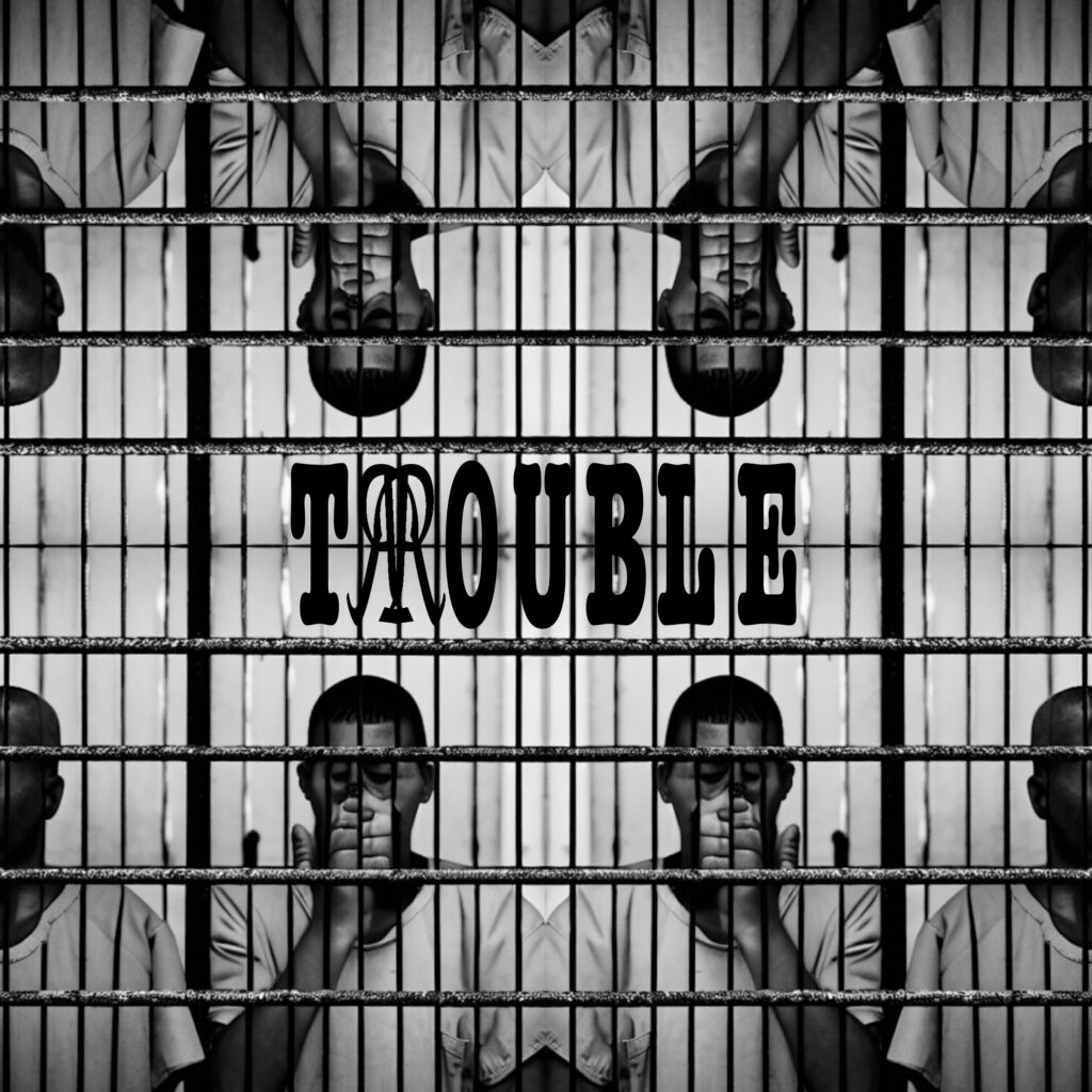 Garry With Two R's - Trouble Cover Art Rap Hip Hop Trap Music Spotify Playlist